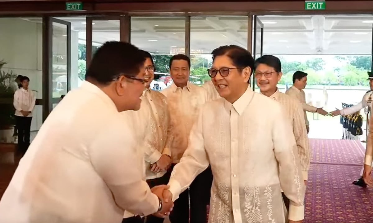 WATCH: Marcos arrives at Batasan Complex for fifth Sona