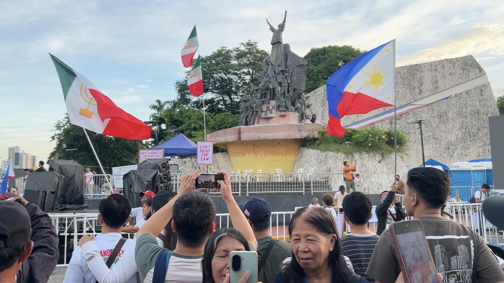 INC Edsa-White Plains rally enters 2nd day