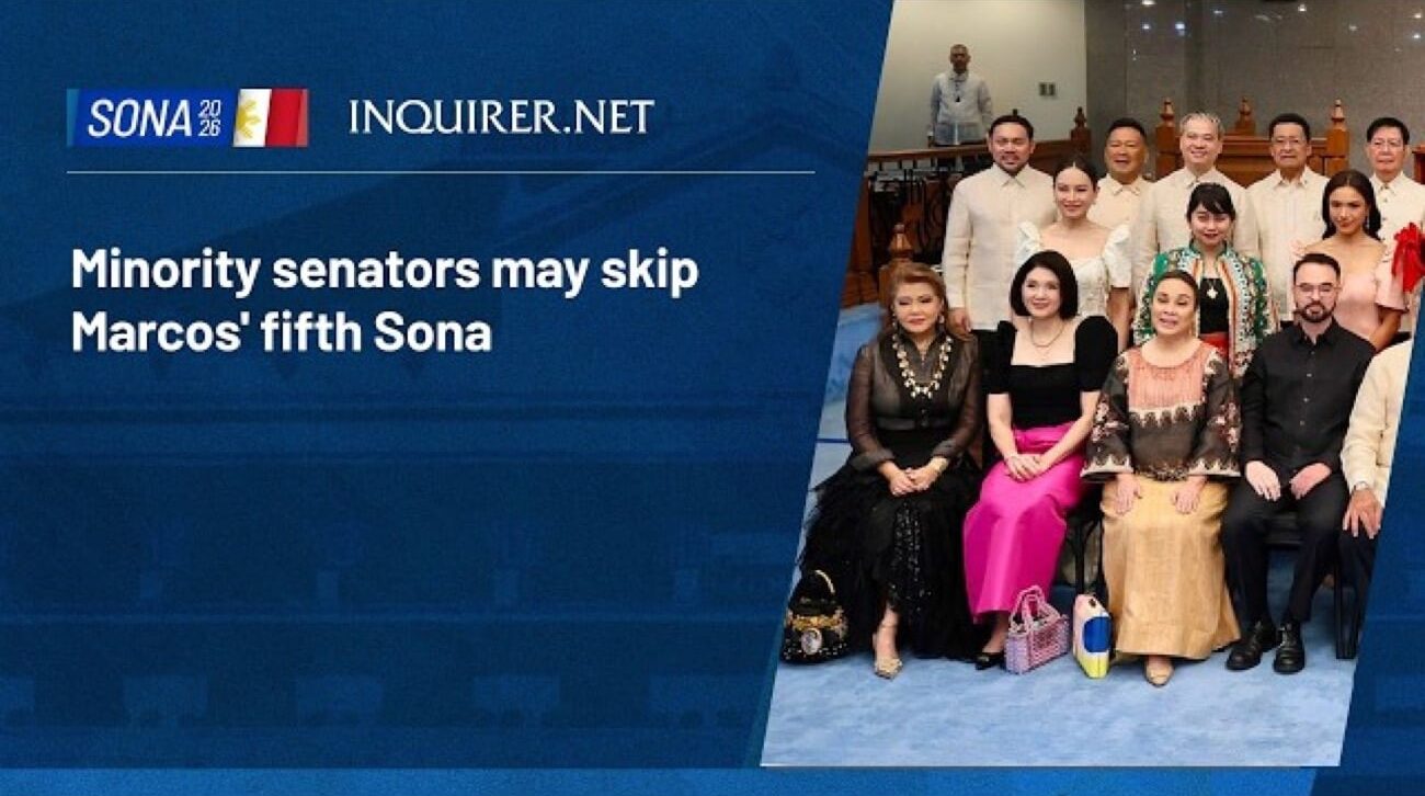 WATCH: Minority senators may skip Marcos’ fifth Sona